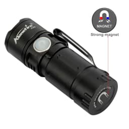 X30 5W LED Portable Mini LED Flashlight Magnet USB Rechargeable Outdoor Child Lady Backpack Pocket Torch Lamp 16340 Battery