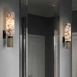 Modern Luxury Natural Marble Wall Lamp Living Room Bedside Bedroom Decoration LED Light Fixtures Vintage Sconce Home-appliance