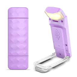 Rechargeable Reading Light with 3 Color & 5 Brightness, Adjustable Angles Portable Book Lamp for Bed,30 Mins Timer for Kids Room