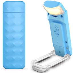 Rechargeable Reading Light with 3 Color & 5 Brightness, Adjustable Angles Portable Book Lamp for Bed,30 Mins Timer for Kids Room