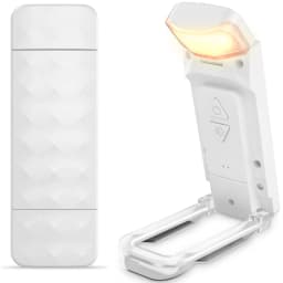 Rechargeable Reading Light with 3 Color & 5 Brightness, Adjustable Angles Portable Book Lamp for Bed,30 Mins Timer for Kids Room