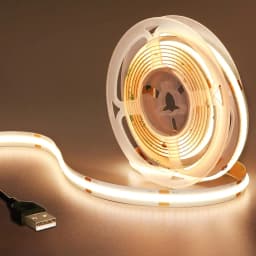 DC 5V USB LED COB Strip White Warm White LED Strip Light TV Background Lighting Tape Home Decor Lamp 1- 5m LED String Light