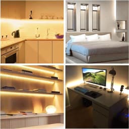 DC 5V USB LED COB Strip White Warm White LED Strip Light TV Background Lighting Tape Home Decor Lamp 1- 5m LED String Light