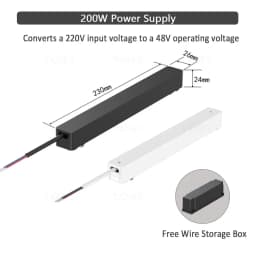 6MM Thin Smart Tuya Zigbee Dimmable Ceiling Surface Mount Magnetie Track Light System Black White Slim Lamp Safe DC48V for Home