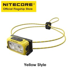 NITECORE NU21 Dual Beam Headlamp USB-C Rechargeable 360 Lumen Running Fishing Lightwieght Outdoor Headlight, Built in Battery