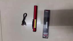 Mini USB Rechargeable LED Flashlights with Magnet Lightweight Waterproof Small Pocket Penlight with Clip for Work Emergency