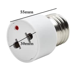 1pc Hot Sell Practical White E27 Plug Bulb Holder Light Fixture Bulb Base Adapter Lamp Socket U S /EU