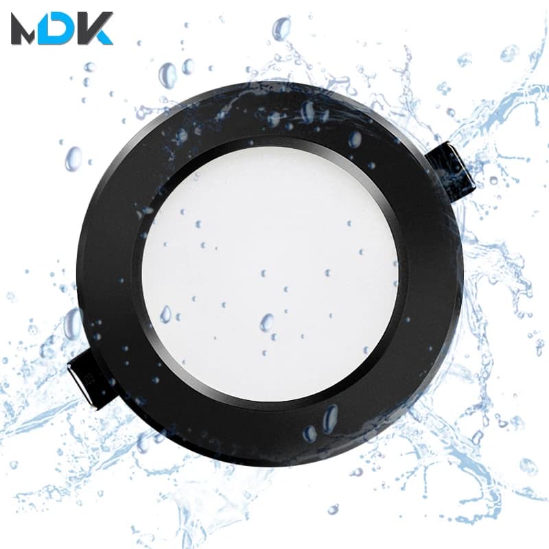 LED Downlight Ceiling Light Black Lamps Waterproof 5W 9W 12W 15W 18W AC 220V 230V 110V Spot IP65 LED Downlight Lamp