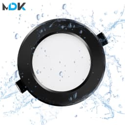 LED Downlight Ceiling Light Black Lamps Waterproof 5W 9W 12W 15W 18W AC 220V 230V 110V Spot IP65 LED Downlight Lamp