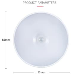 LED Motion Sensor Light Wireless Night Light Under Cabinet Light Closet Lamp Smart Wall-Mounted Body Induction Lamp Home Decor