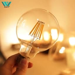 Retro Edison Filament LED Light Bulb E27 AC 220V 240V G80 G95 G125 Globe Light Glass Bulb 2W 4W 6W 8W Lampara LED Lamp