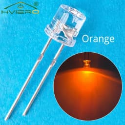 10/100X Min F5 5mm Flat Top White Pink Yellow Blue Wide Angle Light Diode Water Clear LED Bead Ultra Bright Bulb Emitting Lamp