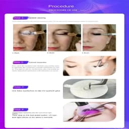 LED UV Glue Curing Light USB UV Ultraviolet Light  Beauty Eyelash manicure False Eyelashes Grafting Foot Step Switch Floor Lamp