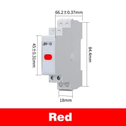 Din Rail type Power indicator light LED signal light 220v 24v Distribution box Thin Style 1P Warning lights red green Display