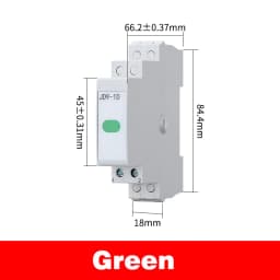 Din Rail type Power indicator light LED signal light 220v 24v Distribution box Thin Style 1P Warning lights red green Display