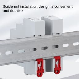 Din Rail type Power indicator light LED signal light 220v 24v Distribution box Thin Style 1P Warning lights red green Display