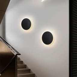 LED Round Wall Lamps Lighting Touch Switch Porch Sensor Interior Modern Minimalist Style Bedroom Stair Background Wall Sconces