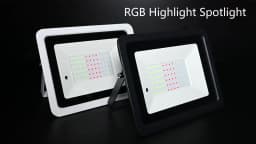 LED RGB Flood Light 100W 50W 30W 20W AC220V IP68 Waterproof Outdoor Spotlight Street Light Foco LED Projector RGB Reflector