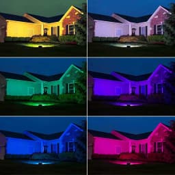 LED RGB Flood Light 100W 50W 30W 20W AC220V IP68 Waterproof Outdoor Spotlight Street Light Foco LED Projector RGB Reflector