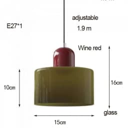 Nordic Modern Glass Bedroom Bedside Long Line Small Chandelier Restaurant Bar Chandelier Simple Lighting Atmosphere Lamp E27