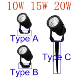 3W 5W 10W 15W 20W Outdoor LED COB Garden Lawn Lamp Light LED Light Path Landscape Waterproof IP65 Spot Bulbs AC110V 220V DC12V