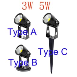 3W 5W 10W 15W 20W Outdoor LED COB Garden Lawn Lamp Light LED Light Path Landscape Waterproof IP65 Spot Bulbs AC110V 220V DC12V