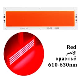 SUMBULBS 120x36mm DC 12V LED COB 16W Chip Light Source Strip Bulb Panel Warm Natural Cold White Blue Red Green For DIY Car Lamp