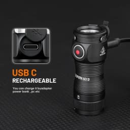 Sofirn Mini SC13 Powerful Flashlight SST40/519A LED 1300lm 18350 Rechargeable Led Light 95 High CRI Torch Lamp with Magnetic