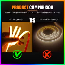 IP68 Waterproof COB LED Strip Light 12V 24V 320LEDs/m Flexible LED Neon Tape for Outdoor Swimming Pool High Density Linear Light