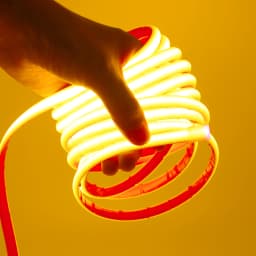 IP68 Waterproof COB LED Strip Light 12V 24V 320LEDs/m Flexible LED Neon Tape for Outdoor Swimming Pool High Density Linear Light