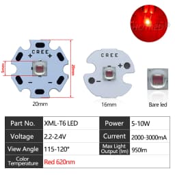 High Power LED 5w10W 5050 XLM T6 XMLL2 5050-L2 Chip diodes 3V 3.7V Flashlights Parts DIY For Bicycle Car accessories Headlamp