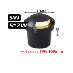 3W 5W 10W LED Garden Light IP67 AC110V 220V DC12V Spotlights Outdoor Recessed Underground Lamp Floor Landscape Lighting