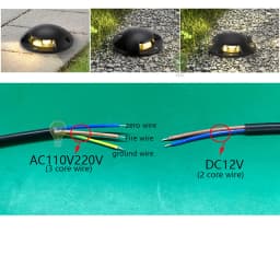 3W 5W 10W LED Garden Light IP67 AC110V 220V DC12V Spotlights Outdoor Recessed Underground Lamp Floor Landscape Lighting