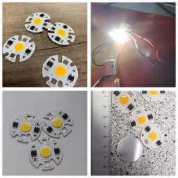 MunLii No Need Driver 220V LED COB Chip 3W 5W 7W 10W 12W LED Chip Lamp Smart IC LED Bulb for Flood Light Cold White Warm White