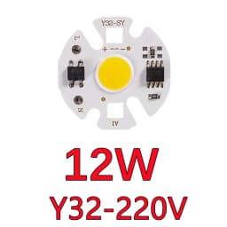MunLii No Need Driver 220V LED COB Chip 3W 5W 7W 10W 12W LED Chip Lamp Smart IC LED Bulb for Flood Light Cold White Warm White