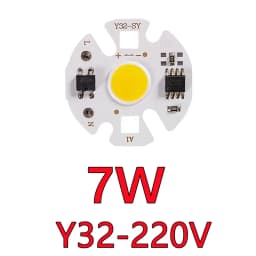 MunLii No Need Driver 220V LED COB Chip 3W 5W 7W 10W 12W LED Chip Lamp Smart IC LED Bulb for Flood Light Cold White Warm White
