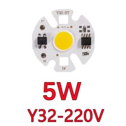 MunLii No Need Driver 220V LED COB Chip 3W 5W 7W 10W 12W LED Chip Lamp Smart IC LED Bulb for Flood Light Cold White Warm White