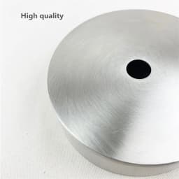 Stainless Steel Ceiling Plate High Quality Pendant Lamp Disc Fixed Base Silver Round Straight-side Panel Lamp Accessories Canopy