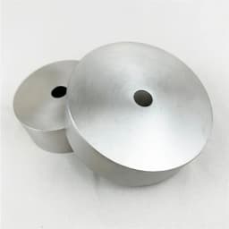 Stainless Steel Ceiling Plate High Quality Pendant Lamp Disc Fixed Base Silver Round Straight-side Panel Lamp Accessories Canopy