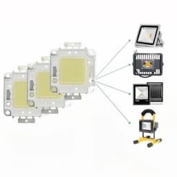 AvvRxx LED Bead 10W 20W 30W 50W 100W Integrated High Power Cob 24*40MIL 6500K 3500K For Highbay Floodlights Street Lights