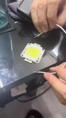 AvvRxx LED Bead 10W 20W 30W 50W 100W Integrated High Power Cob 24*40MIL 6500K 3500K For Highbay Floodlights Street Lights