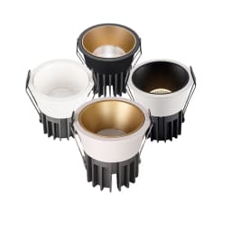 Recessed Dimmable Led COB Downlight Ceiling Lamp Spotlight Aluminum Light 7W10W12W15W 20W24W AC110V 220V For Home Office Store