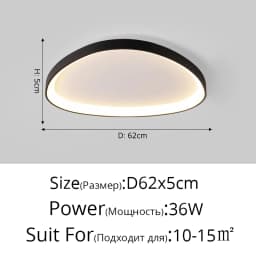 Living Room Lamp LED Chandeliers for Bedroom Simple Indoor Lighting Light Fixture Kitchen Lustre Lamps Whole Home Lighting Dero