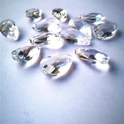 Top Quality 12pcs/Lot 22MM Clear K9 Crystal Faceted Pear Christmas Ornaments Diy Suncatcher Pendants Christmas Romantic Decor