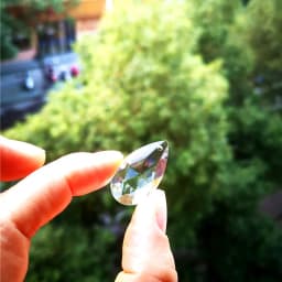 Top Quality 12pcs/Lot 22MM Clear K9 Crystal Faceted Pear Christmas Ornaments Diy Suncatcher Pendants Christmas Romantic Decor