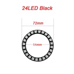 WS2812B Addressable Led Pixel Ring 8/16/24/35/45/60Leds WS2812 5050 RGB Led Diode Ring Color IC Built-in LED