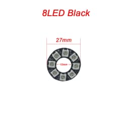 WS2812B Addressable Led Pixel Ring 8/16/24/35/45/60Leds WS2812 5050 RGB Led Diode Ring Color IC Built-in LED