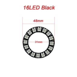 WS2812B Addressable Led Pixel Ring 8/16/24/35/45/60Leds WS2812 5050 RGB Led Diode Ring Color IC Built-in LED