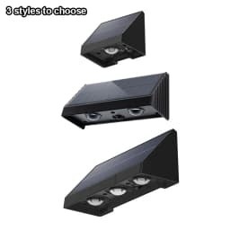Solar Wall Light Outdoor Porch Lights Illumination Waterproof LED Lamp Bulb Automatic Lighting at Night for Garden Yard Balcony
