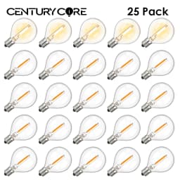 Multicolor G40 Led Bulbs Outdoor E12 110V 220V String Light Replaceable Bulb Waterproof Colorful RGB Filament Decoration Light